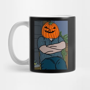 Halloween Horror Irish Uncle Memes Pumpkin Head Mug